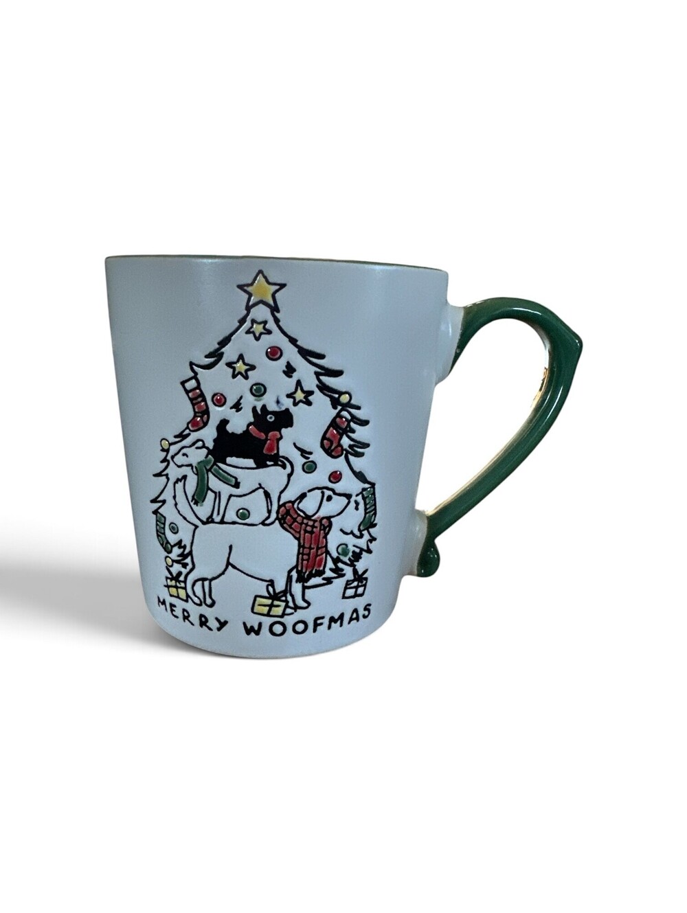 Spectrum Designz Merry Woofmas Christmas Dog Mug 2025 Scottie Holiday Coffee Cup